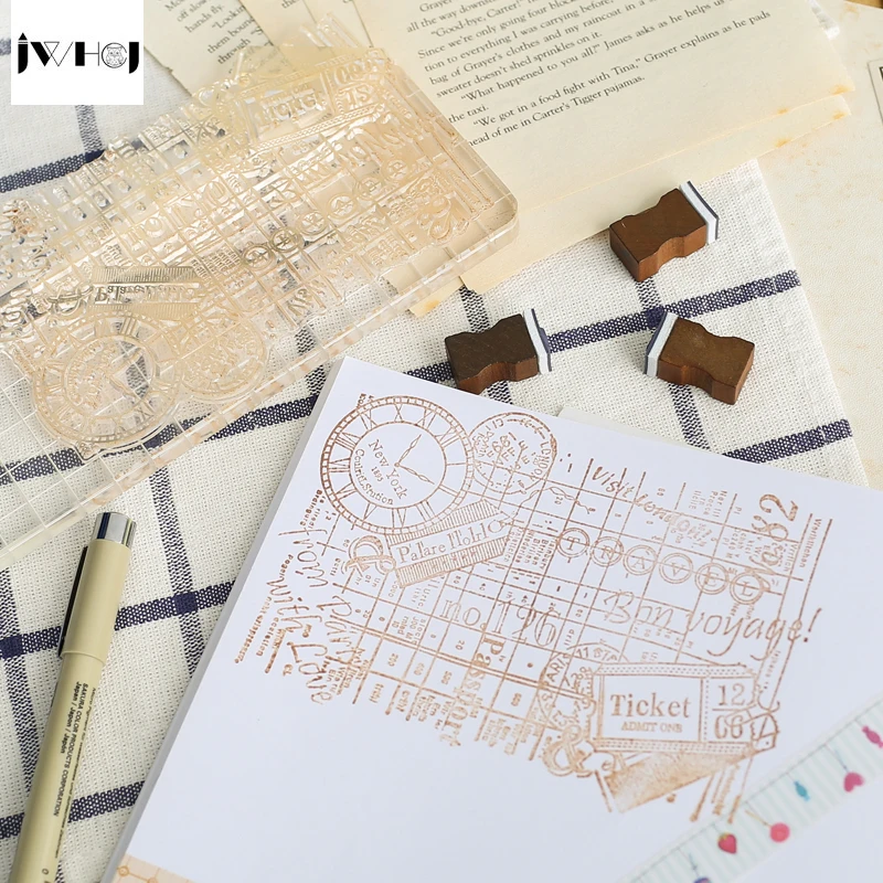 1 шт. карта мира прозрачные силиконовые марки Детский Набор для творчества ручная