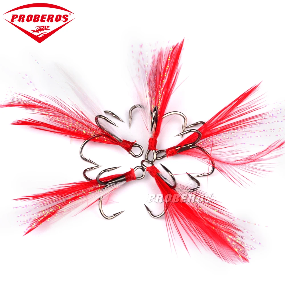 20 шт./лот Proberos рыболовная приманка SZ009 рыболовное оборудование 2 # 10 рыболовные