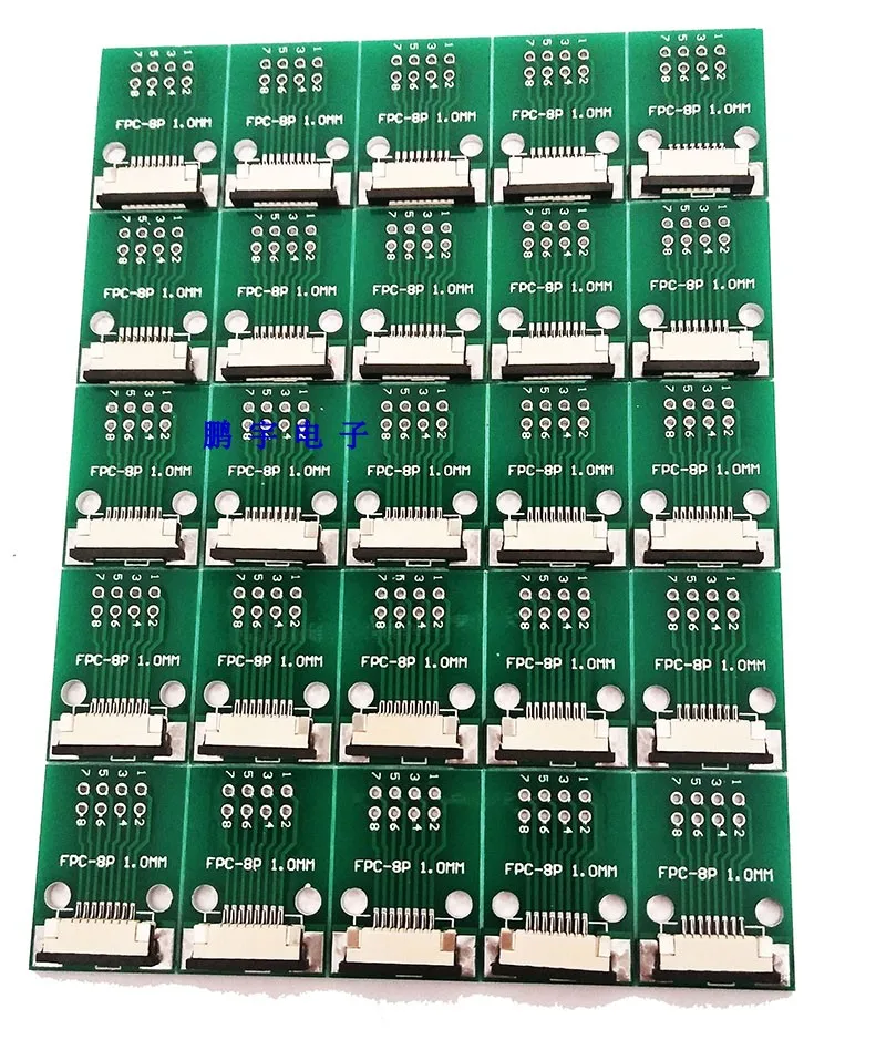 Бесплатная доставка 10 шт. FFC FPC 8PIN плата передачи с разъемом Для DIP 2 54 TFT LCD панель 1