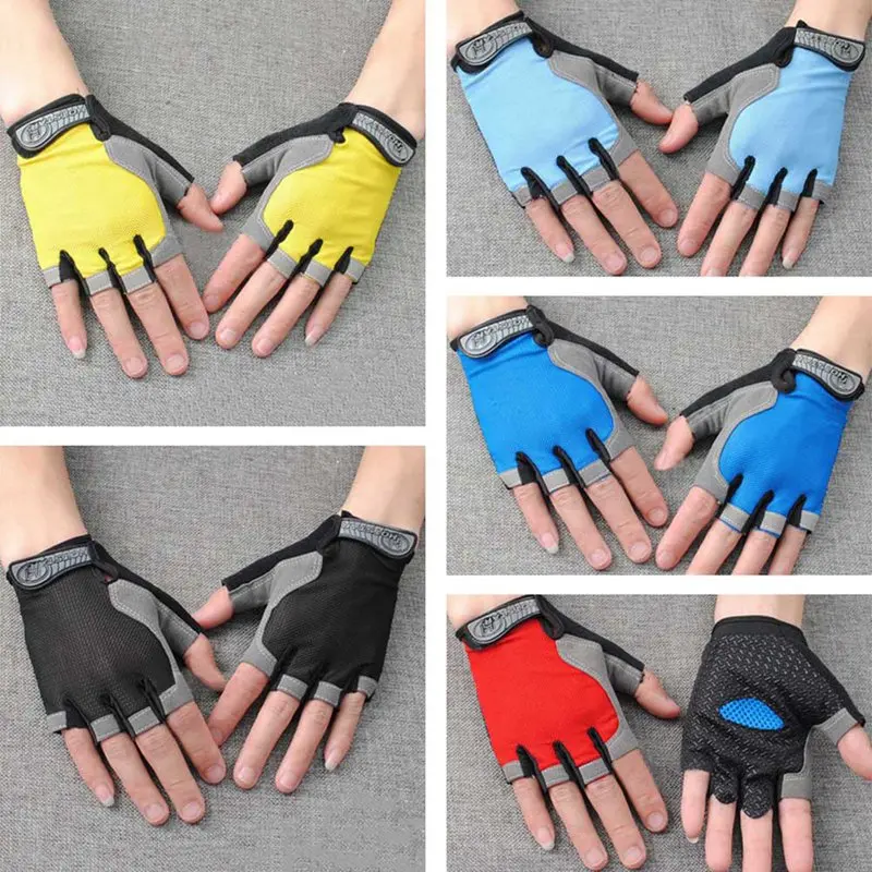 Перчатки для занятий спортом на открытом воздухе для мужчин для женщин для спортивного зала и фитнеса Тренировка по тяжелой атлетике бег тренировка без пальцев