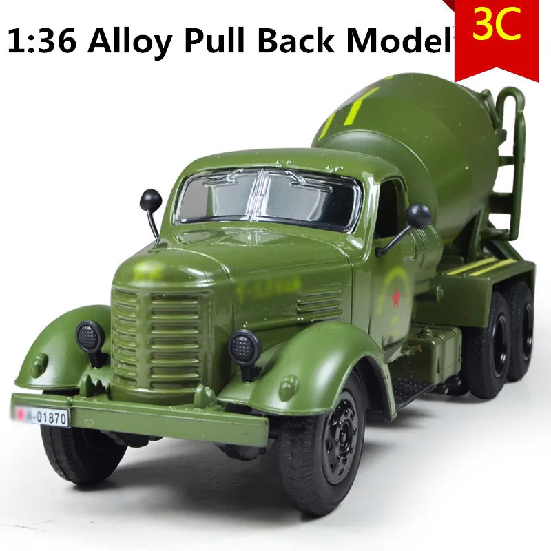 1:36 сплава строительных машин литья под давлением Металл Военная Униформа модели