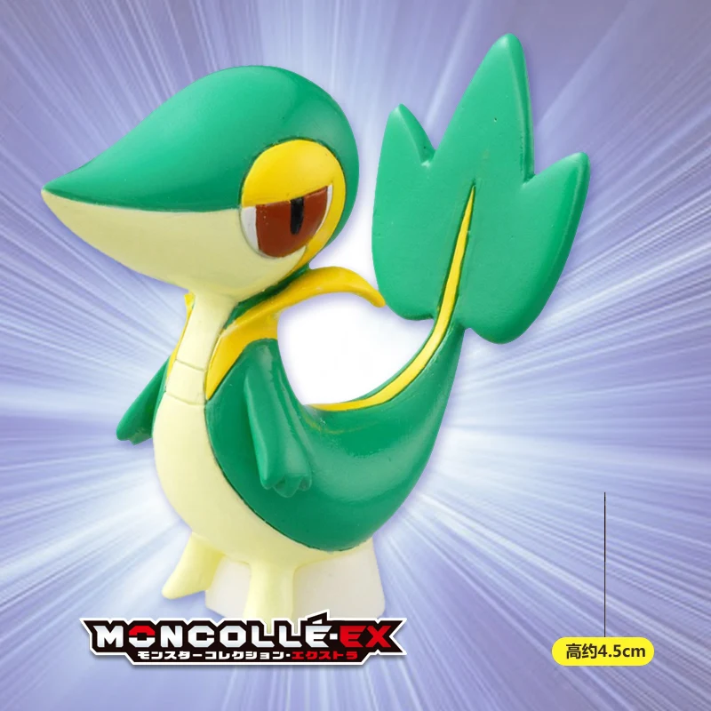 Takara Tomy Pokemon Moncolle-EX Sun Moon 4 см мини-игрушка Коллекция фигурка Snivy Новинка 975960 |