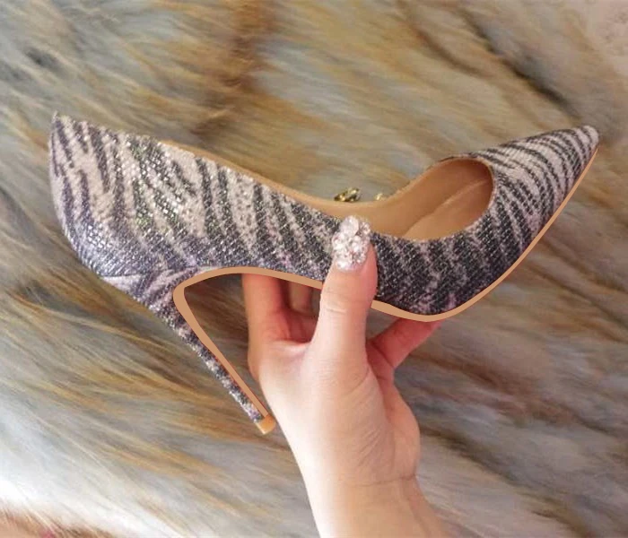 

Туфли-лодочки на высоком каблуке, серые кожаные туфли с заостренным носком, на шпильке, классические туфли, 2019