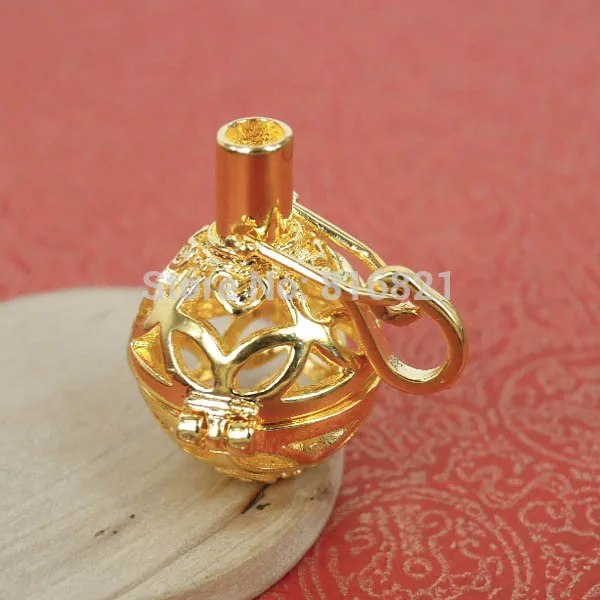 15 мм филигрань гармония бола кулон полые клетки медальон диффузор парфюмерный