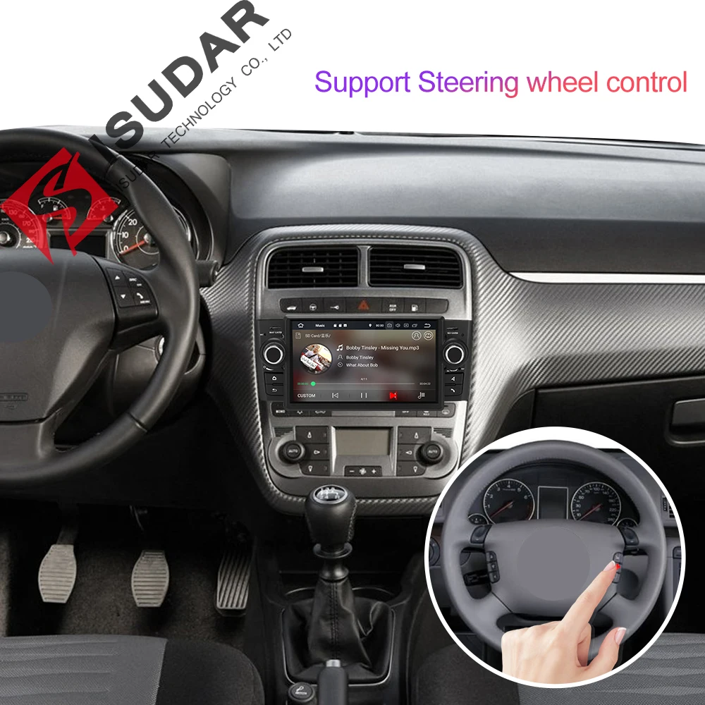 Isudar автомобильный мультимедийный плеер gps Android 9 Радио 1 Din DVD Automotivo для
