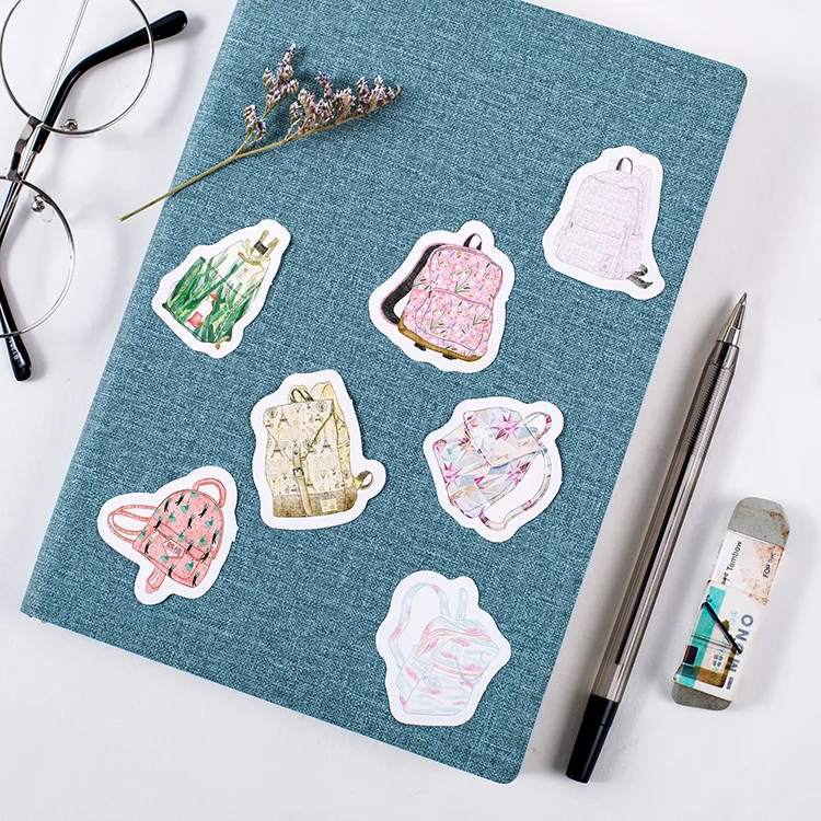 Kawaii школьный рюкзак уплотнительные наклейки DIY дневник тетрадь декоративные