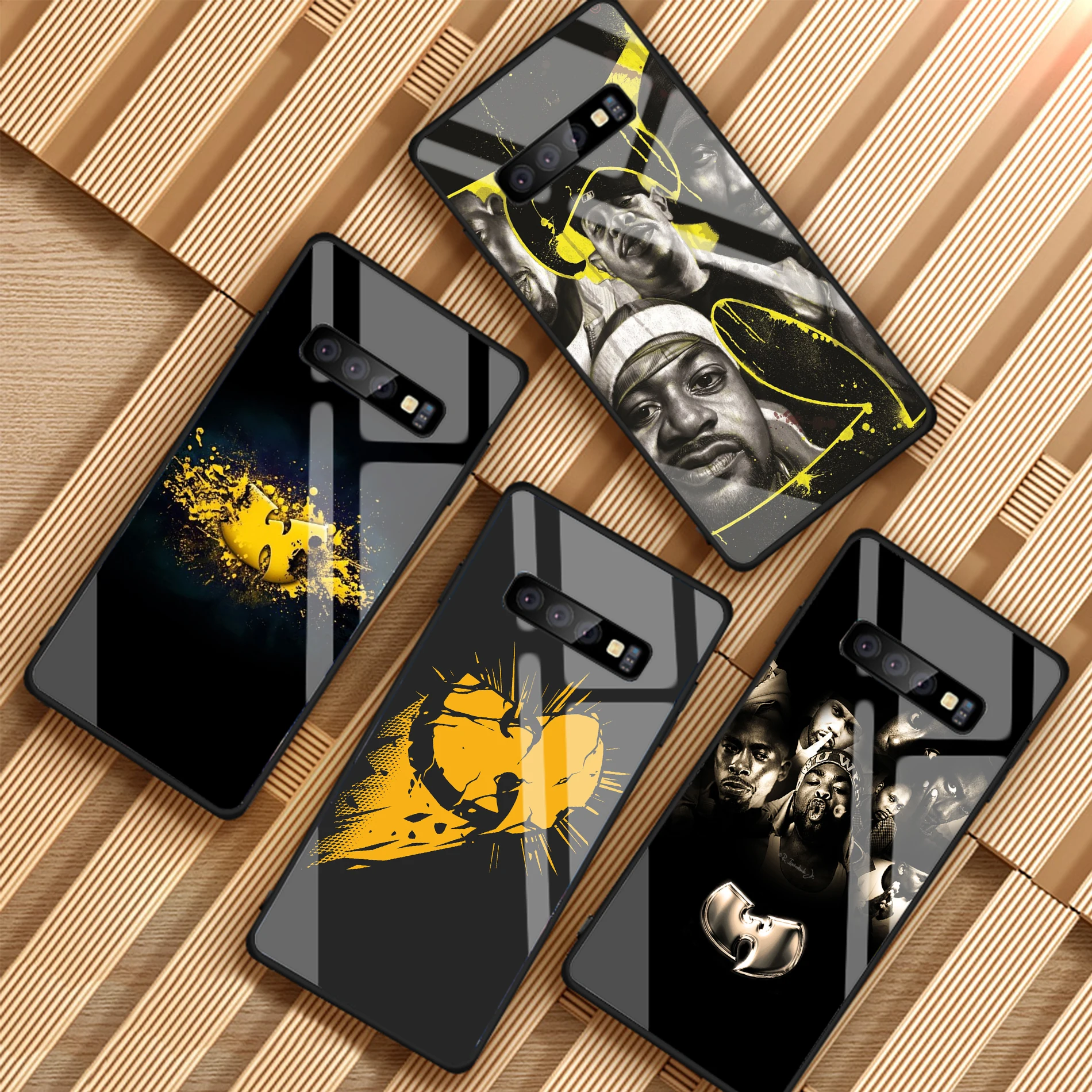 Чехол Wu Tang Clan из закаленного стекла для телефона Samsung Galaxy S8 S9 S10 PLUS A6 A6S A8 A8S J6 J8 2018 NOTE8