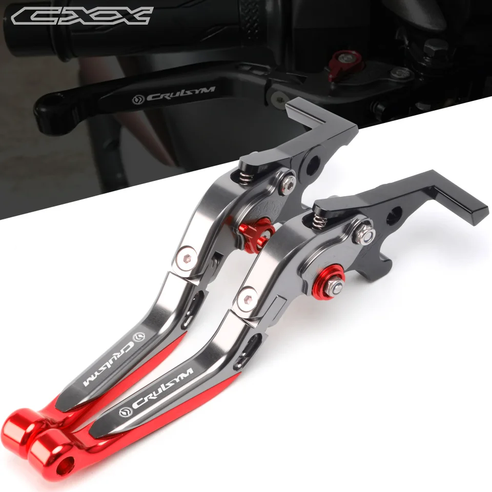 

With logo Motorcycle CNC Foldable Extendable Clutch brake levers For SYM CRUISYM 300 2017 2018 cruisym 300
