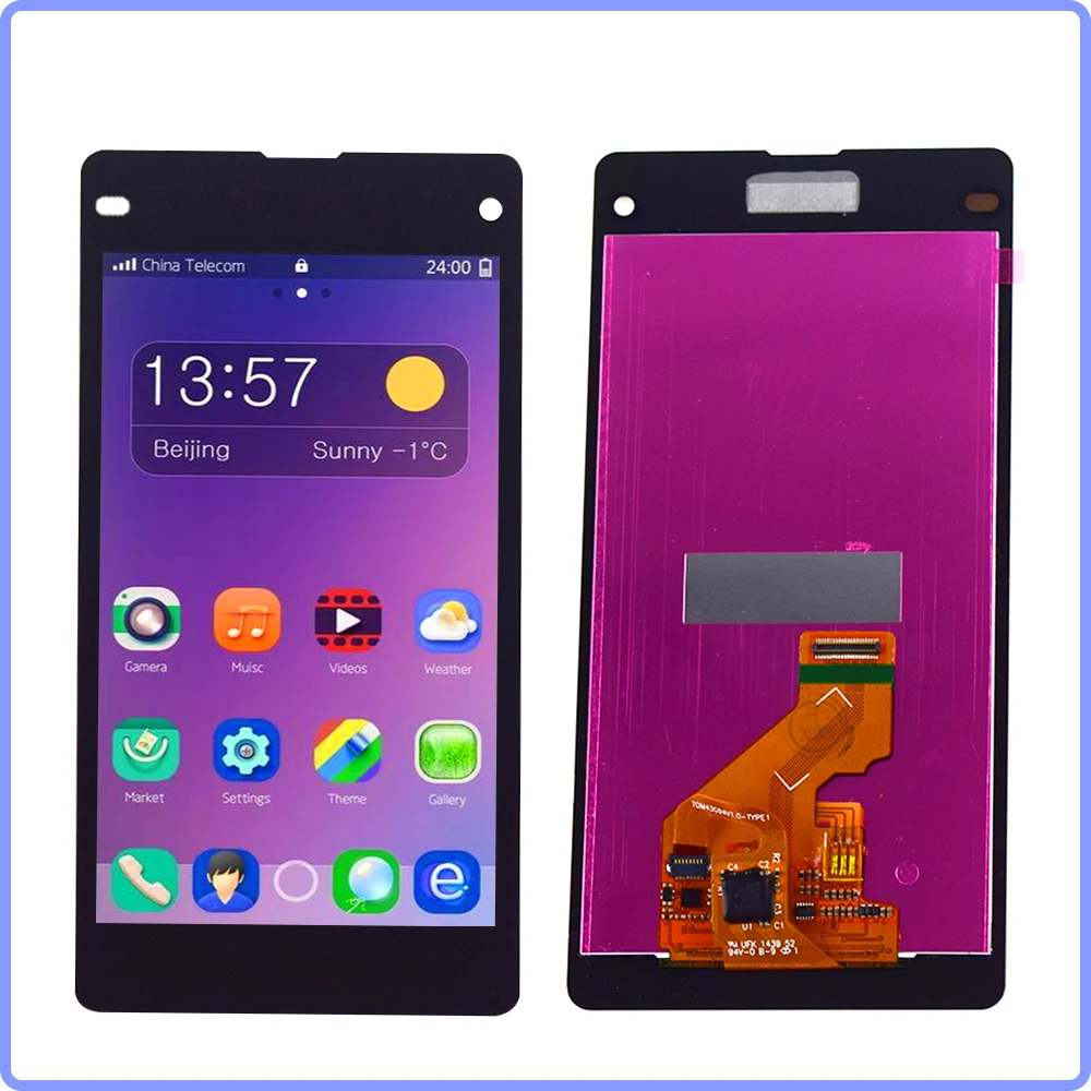 Для Sony Xperia Z1 Mini ЖК-дисплей сенсорный экран дигитайзер Сенсорное Стекло в сборе