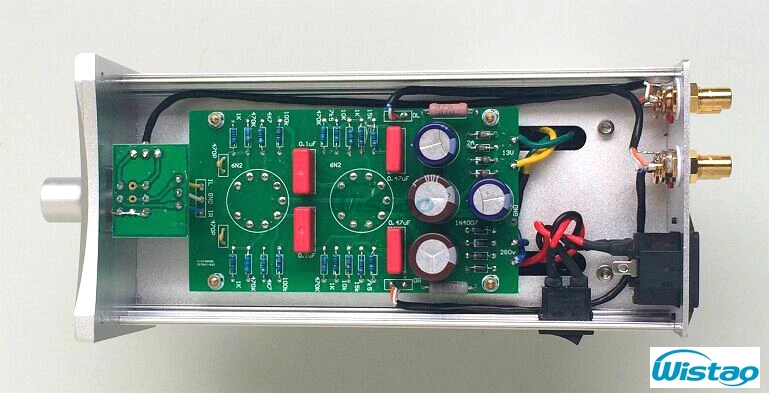 IWISTAO трубный преусилитель HIFI 6N2 усиление 5 раз для PCHIFI цельноалюминиевое