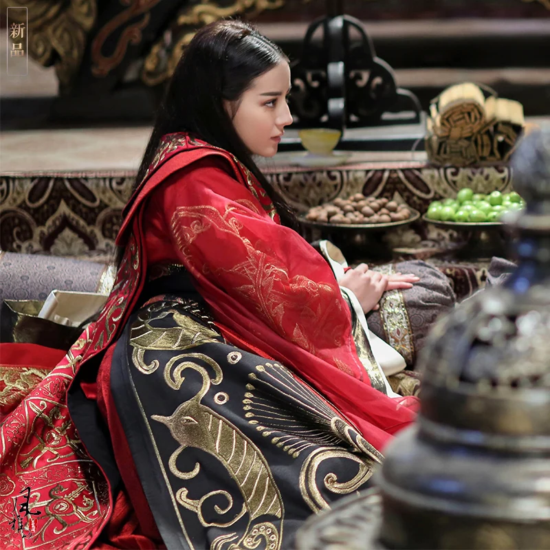 4 вида конструкций ReBa GongSun Li красная нежная императрица ханьфу династии Цинь для телевизионной игры женщина короля Легенда принцессы ли