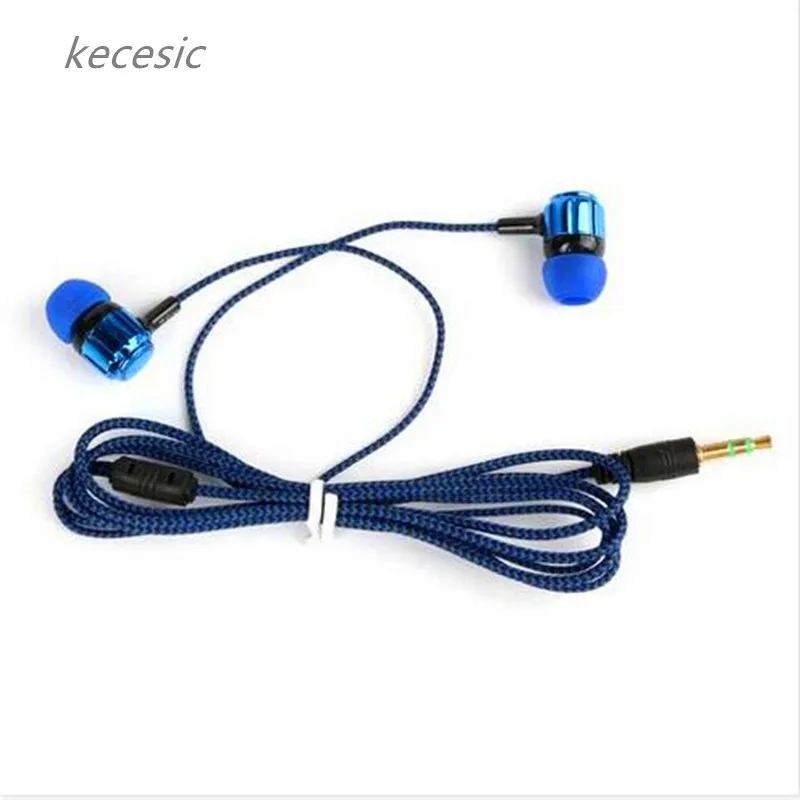 Kecesic портативный In Ear Проводная гарнитура наушники 3 5 мм музыкальные без