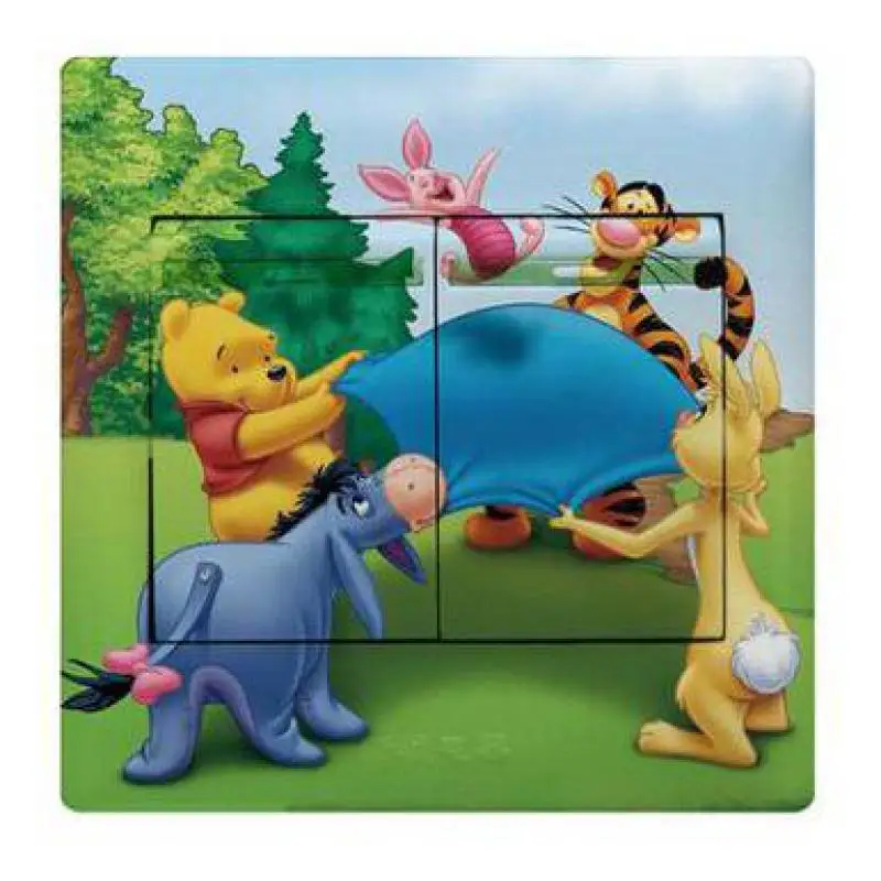 1 шт. новая семья декоративные стикеры на настенный выключатель мод мультфильм