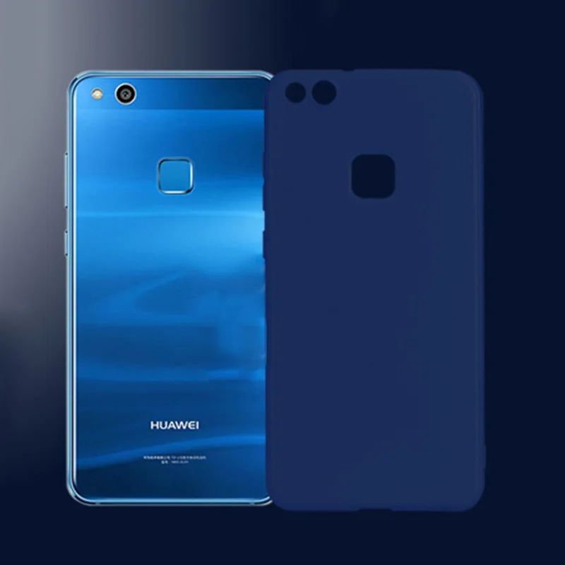штейн матовый ультра тонкий Тонкий силиконовый чехол для Huawei P10 Lite чехлы мягкий