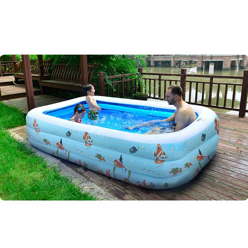 3 большой надувной бассейн для купания Детская портативная уличная ванна