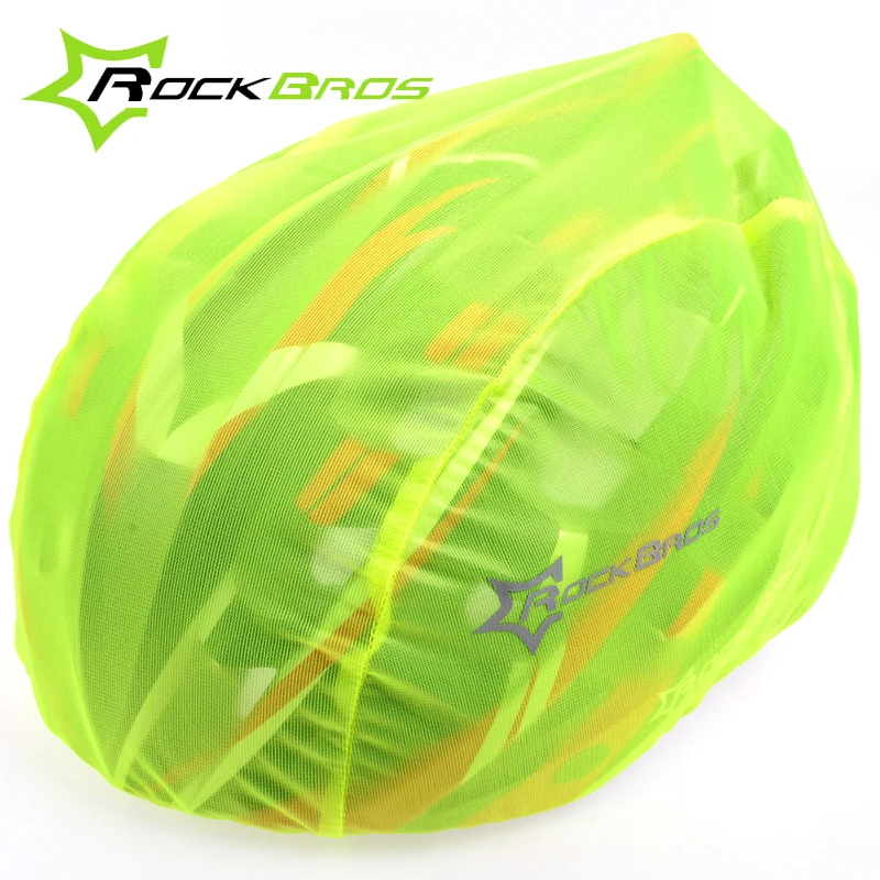 ROCKBROS дождевик для велосипедного шлема ветрозащитный водонепроницаемый пыленепроницаемый MTB дорожный велосипед чехол для велосипедного шлема Новинка, 4 цвета