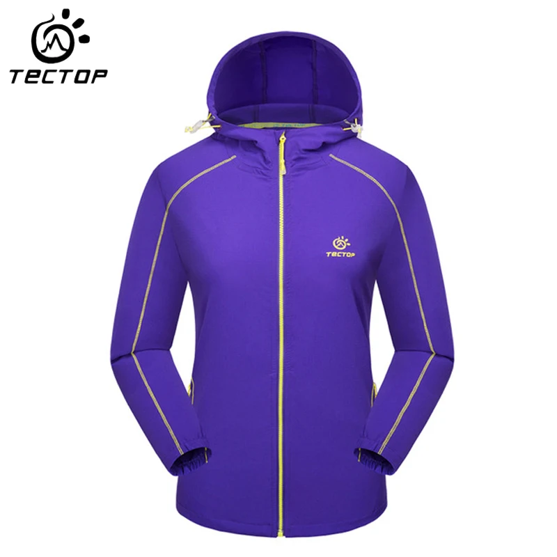 Tectop Windbreaker Jacket Women Camping Hiking Waterproof Windcheater Light Weight Outdoor | Спорт и развлечения