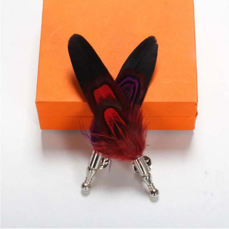 5 шт./лот перо корсажная бутоньерка для жениха свадебвечерние Вечеринка Лучший