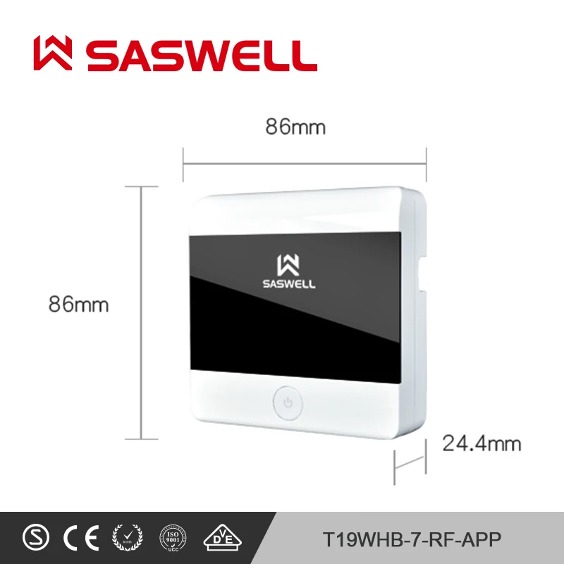 SASWELL WiFi умный термостат контроллер для газовой котельной термостат Еженедельный программируемый