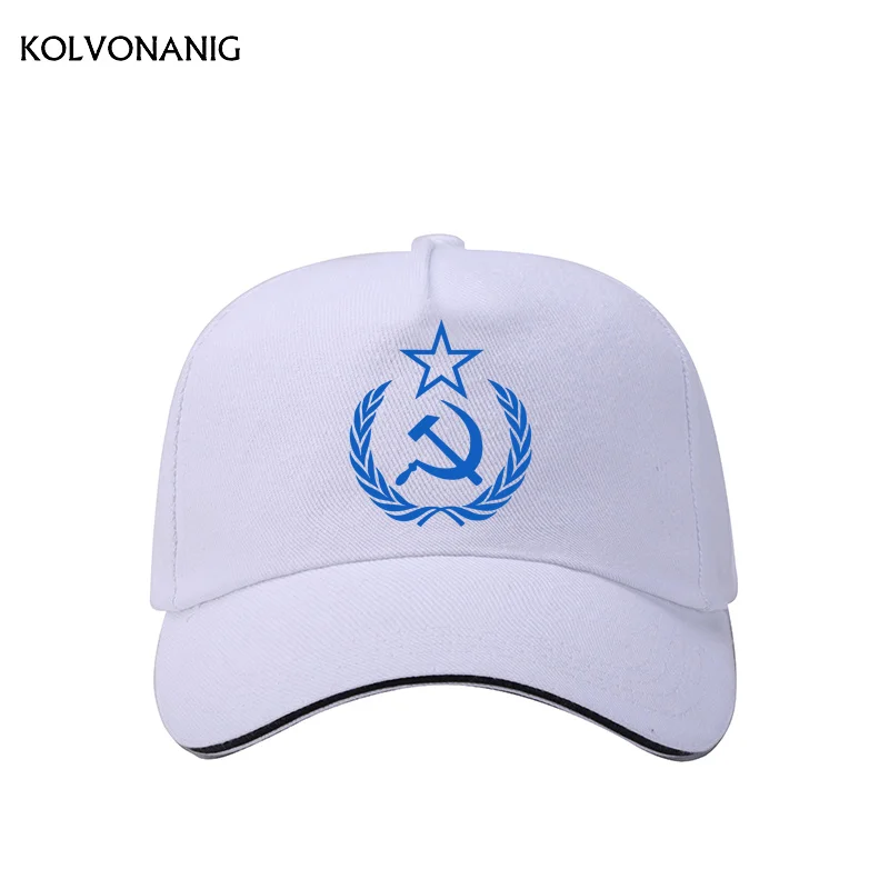 KOLVONANIG CCCP, бейсболка с принтом с русскими буквами, хлопок, Бейсболка унисекс для взрослых мужчин и женщин, высококачественные кепки