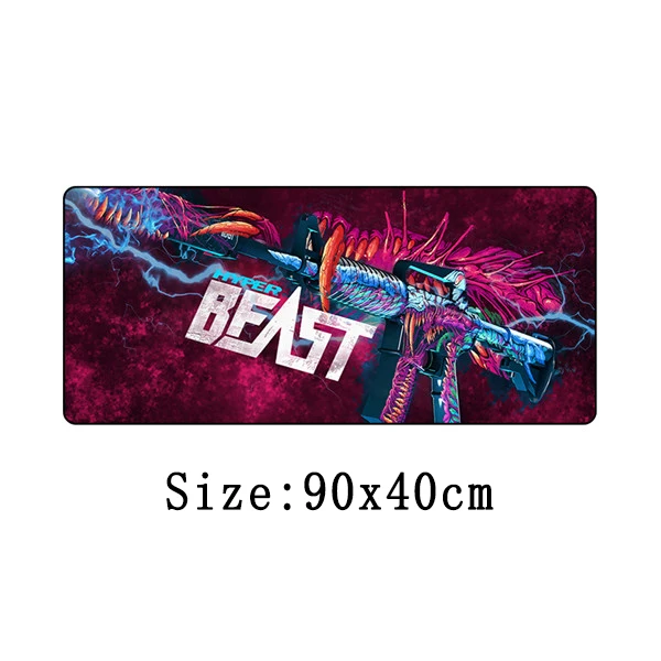 90X40 см Большой CS: GO игровой коврик для мыши XL Большой Гранде игровые коврики и чехлы Настольный коврик CSGO dragon большое чудовище AWP геймер Коврик для мыши - Цвет: 3