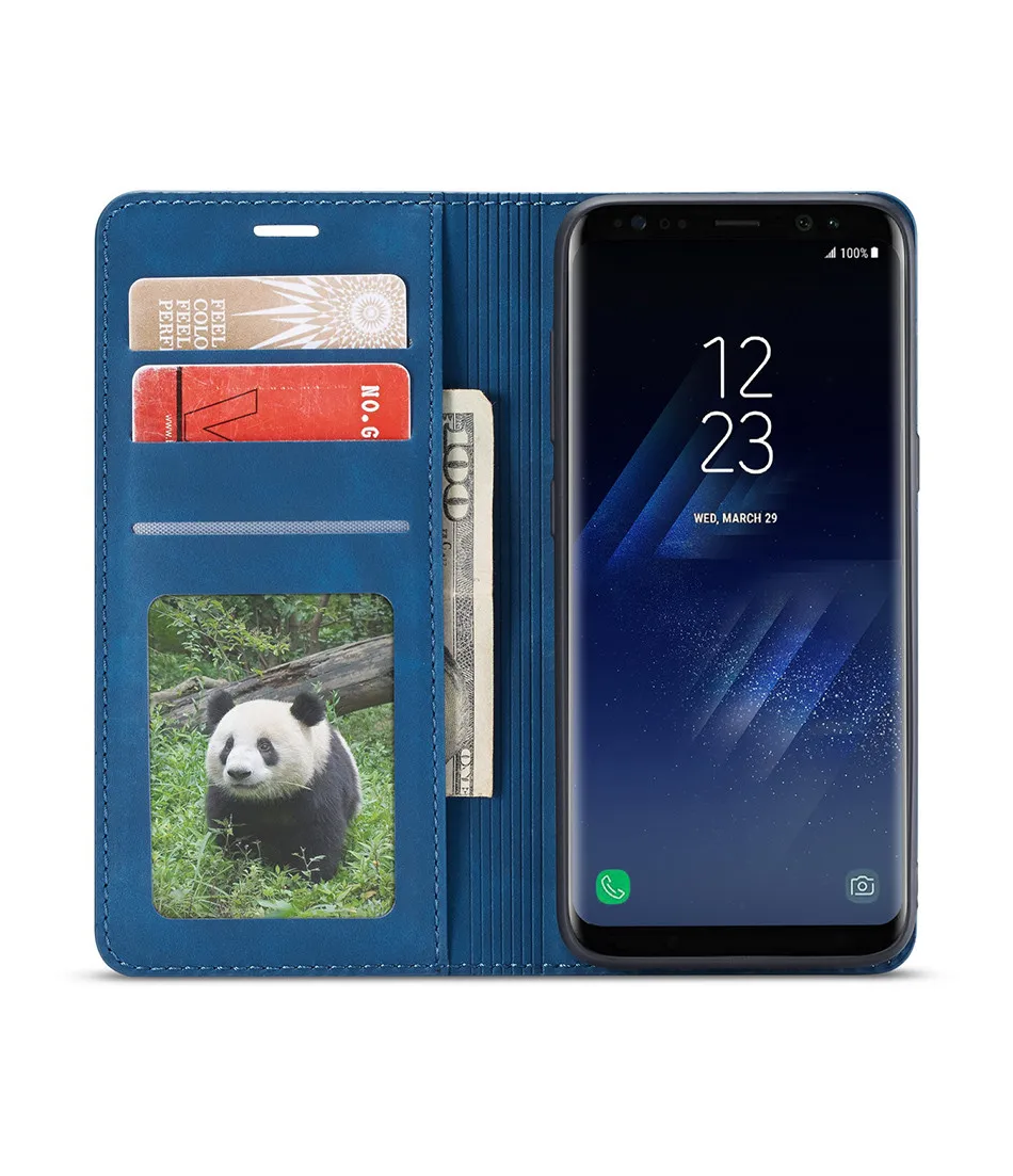 Чехол-книжка для samsung Galaxy S8 Plus, магнитный чехол для телефона, чехол для samsung S8, кожаный чехол-бумажник для samsung S 8 Plus, чехол