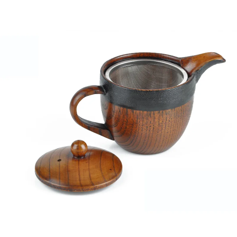 

Wooden teapot tea set boutique recommended tea set department store excellent products 8*9.3cm