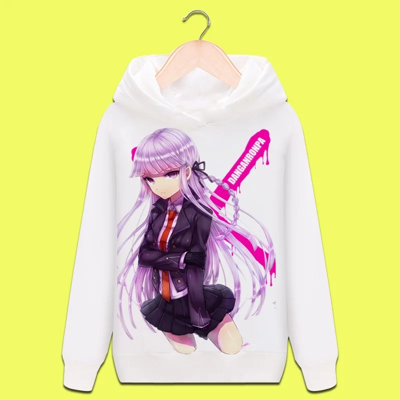 Высокое качество, унисекс, аниме, косплей, Danganronpa: Trigger Happy Havoc monokuma Naegi Makoto kirigri Kyouko, толстовка с капюшоном, пуловер
