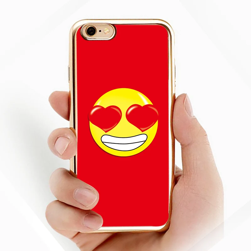 Для iPhone 6 плюс S 7 Plus покрытие TPU телефон Shell случаях Улыбающееся лицо (взять для