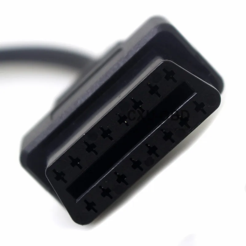Адаптер автомобильного диагностического инструмента GAZ 12 Pin папа к OBD OBD2 OBDII DLC 16