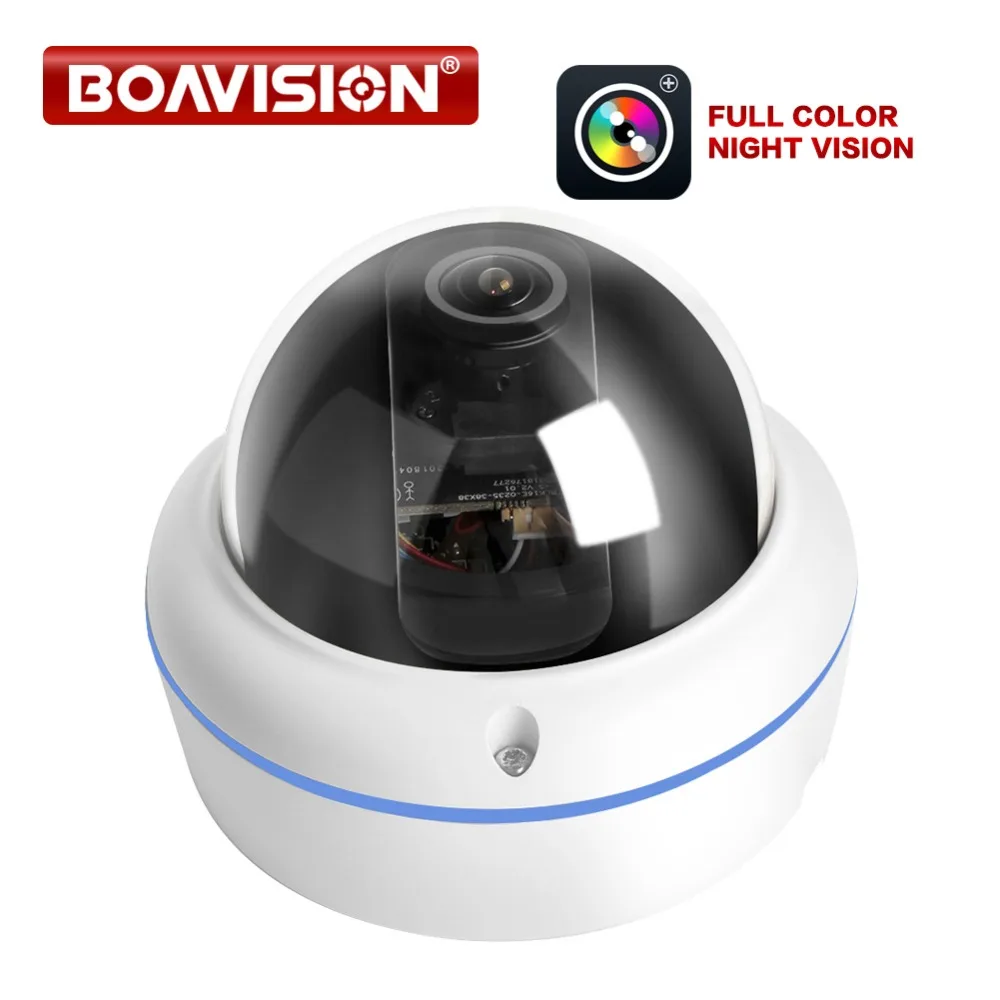 HD 1080P POE Starlight IP камера Открытый Купол CCTV ночного видения полноцветный объектив рыбий глаз камеры наблюдения безопасности s