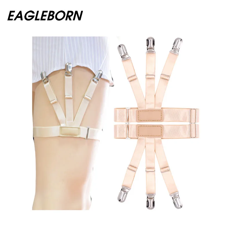 Подтяжки для рубашек мужские эластичные нейлоновые регулируемые 2 шт. |