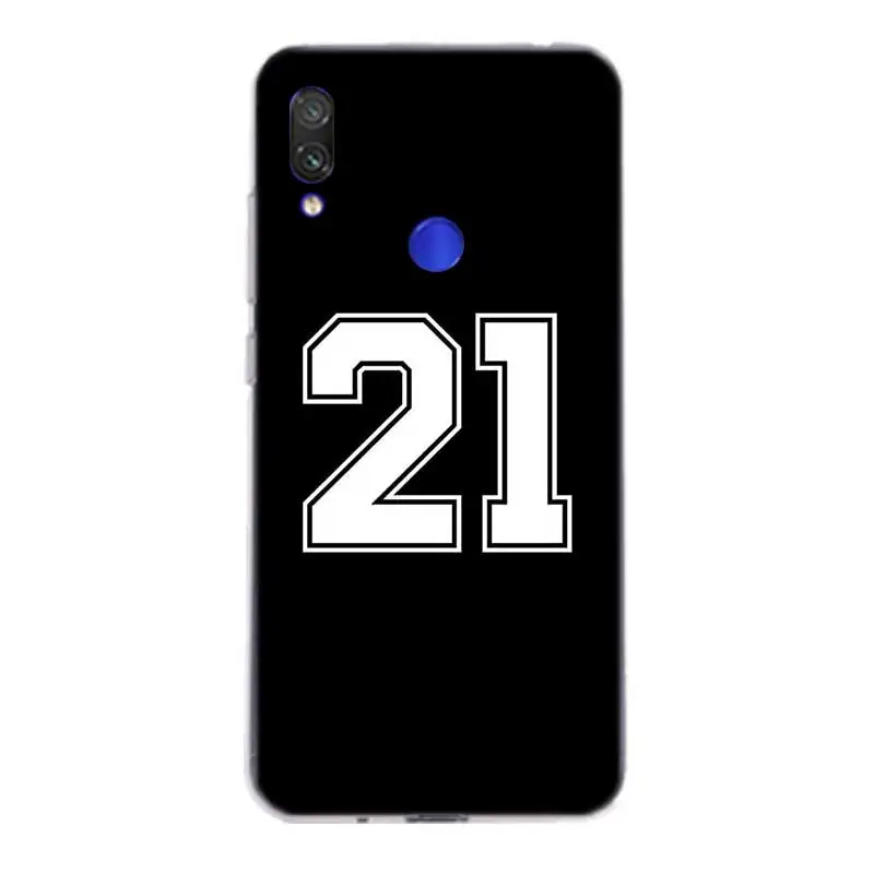 Мягкий резиновый чехол бампер Lucky number для Xiaomi Redmi K20 8 7 6A 6 5 Plus 5A 4 4A 4X S2 Note Pro| |