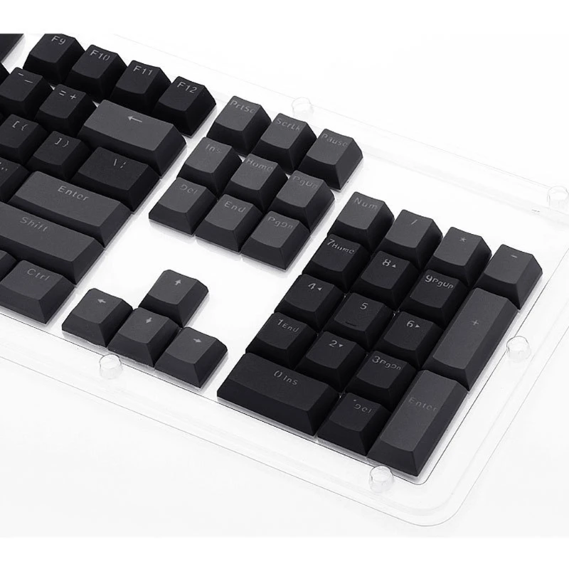 Полупрозрачный двойной выстрел PBT 104 KeyCaps с подсветкой для вишни клавиатура MX