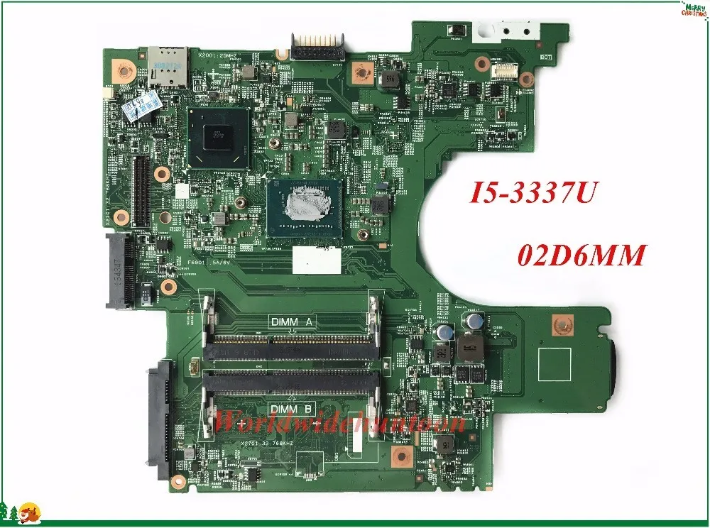 Высококачественная материнская плата MB 2D6MM 02D6MM CN для ноутбука Dell Latitude 3330 DLA13 HM77 SR0XL