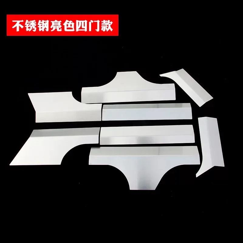 For Jeep Wrangler 2007-2016 1 Set Stainless Steel Car Side Door Body Trim Molding Accessories Skirt Kits Cover Trims | Автомобили и