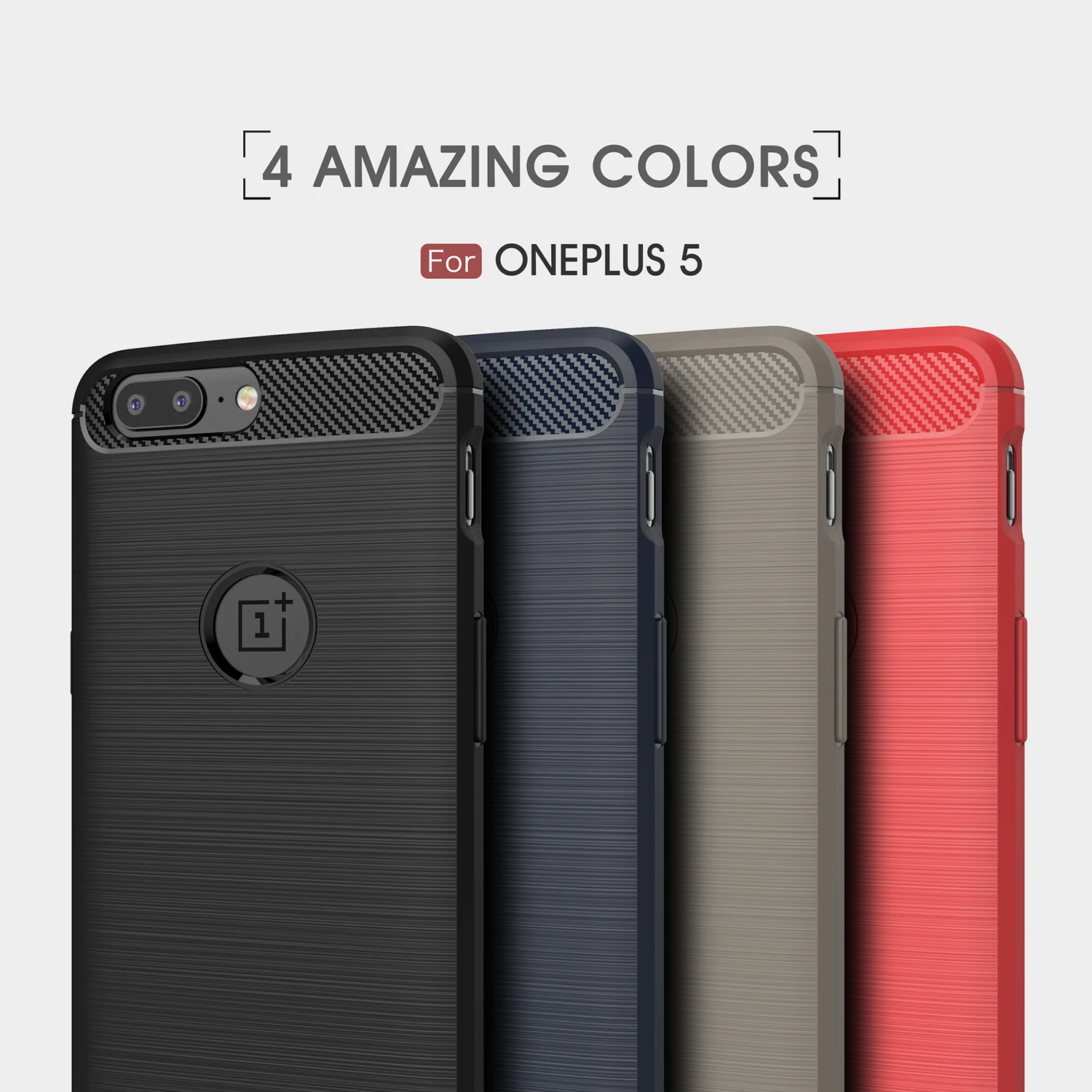 Чехлы из углеродного волокна для oneplus 5 a5000 чехол 6 ГБ 64 8 128 Мягкий ТПУ силиконовый