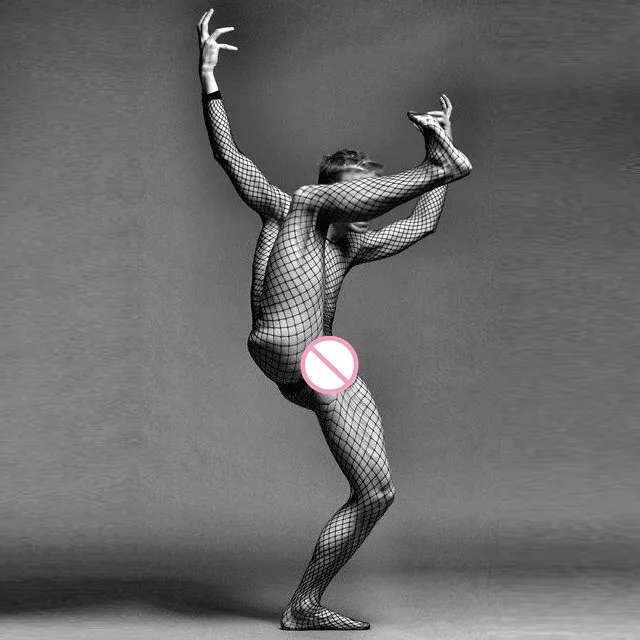 2017 мужские ажурные колготки сексуальное нижнее белье для рыбалки облегающие