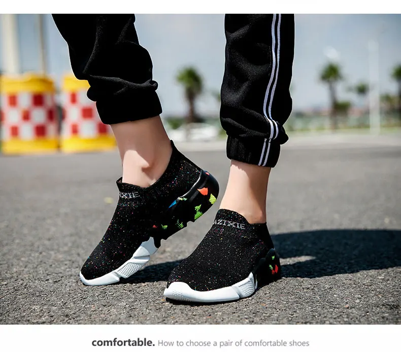 MWY/модные парные камуфляжные носки; Повседневная обувь; Schoenen Vrouw; тканевые кроссовки; Женская дышащая мягкая Вулканизированная обувь