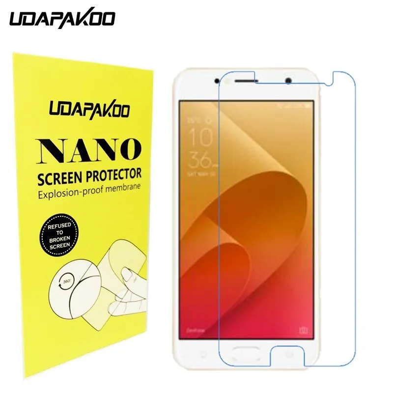 Udapakoo Soft Glass film Nano Explosion-proof glass Screen Protector for Asus ZenFone Live Plus ZB553KL | Мобильные телефоны и