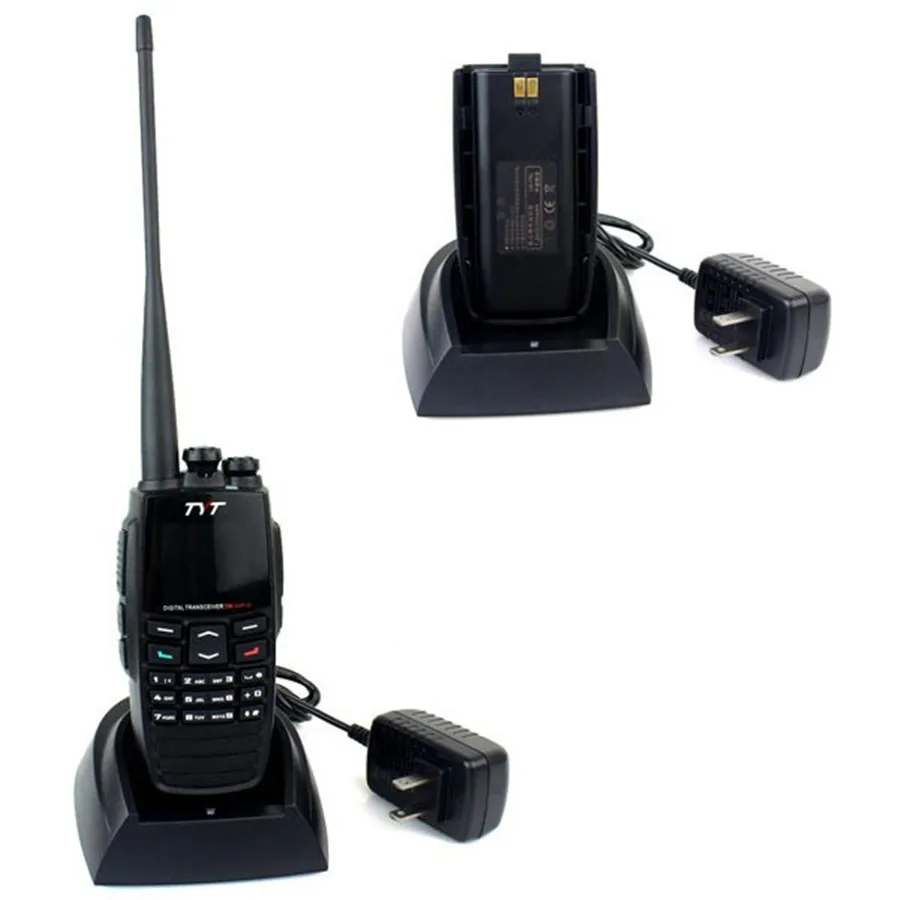 2 шт./лот DMR цифровой TYT DM-UVF10 портативная рация Двухдиапазонная УФ 136-174/400-470 МГц 5 Вт Мощность двухстороннее радио для безопасности