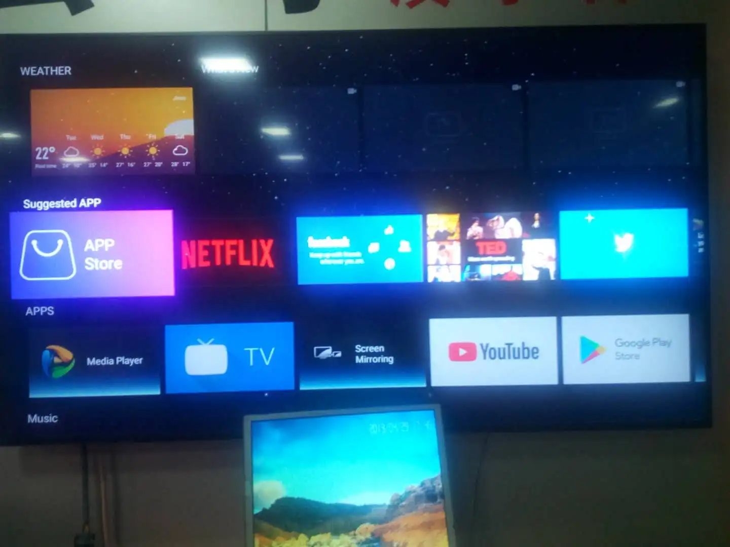 86 дюймов 98 100 дюймов Большой размер ТВ Android умный светодиодный телевизор( только в Guanzghou Китай