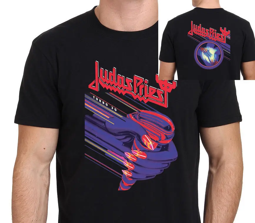 Judas Priest - Turbo 30 Фирменная новинка футболка Размеры S до 3XL Мужская с Короткими