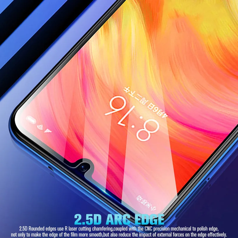 Закаленное стекло для Xiaomi Redmi Note 7 Взрывозащищенная защита от синего света экрана