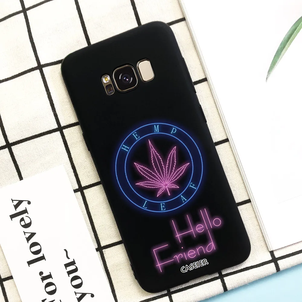 Caseier 3D лист мягкий чехол из ТПУ с принтом &quotдля samsung Galaxy S7 S8 S9 S10 телефонные чехлы