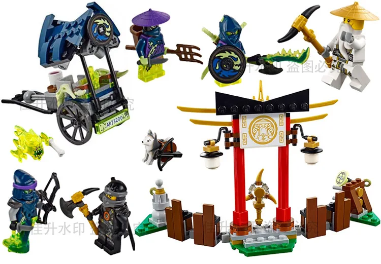 Bela 575pcs 10397 Master WU Dragon Ninjagoe Thunder Swordsman Building Blocks Bricks Toys Compatible Legoe | Игрушки и хобби