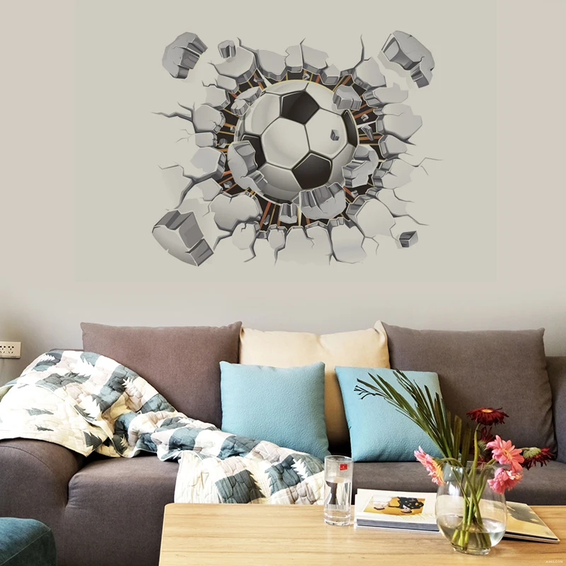 JX LCLYL футбольный мяч Футбол художественные виниловые наклейки на стены Стикеры
