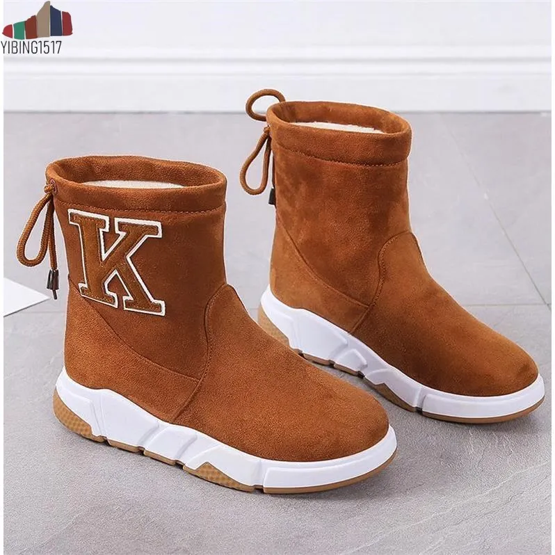 2019 г. теплые зимние ботинки на меху женские высокого качества из коровьей кожи с