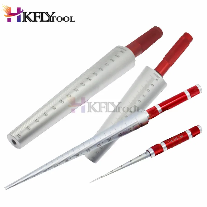Конус feeler внутренний c коническим диаметром линейка конус щупа апертура