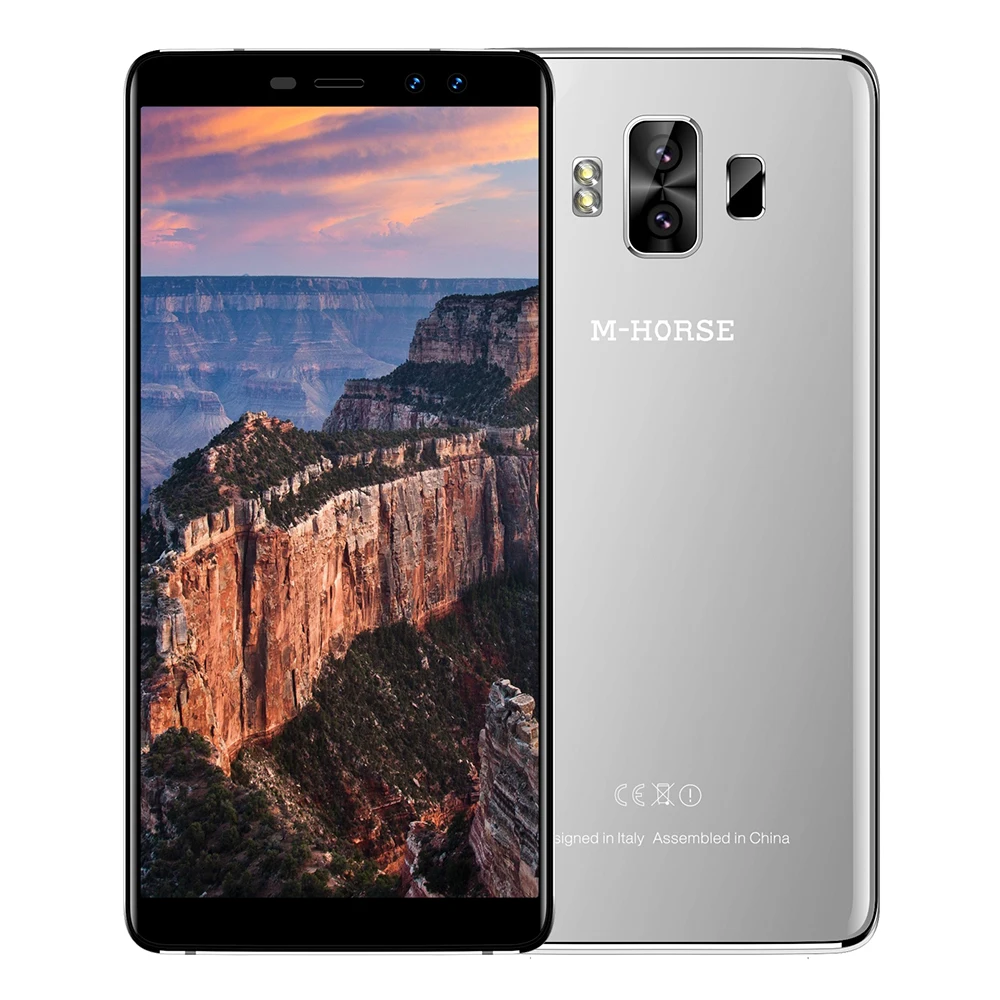 M-HORSE Pure 1 4G Phablet Smartphoe 5.7 Inch Android 7.0 MTK6737 Quad Core 1.3GHz 3GB RAM 32GB ROM Dual Rear Cameras Fingerprint | Мобильные